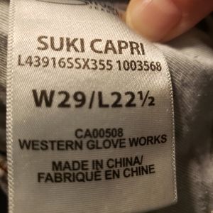 Silver jeans Suki Capri